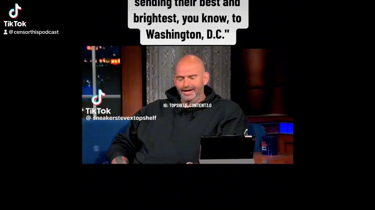 I Agree With John Fetterman We Are Not Sending Our Brightest To Washington DC