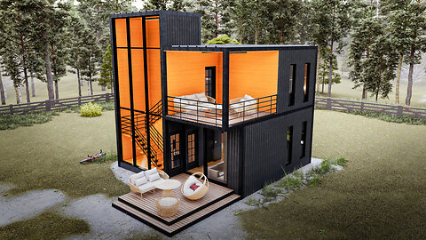 Container Style tiny-home off grid living