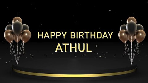 Wish you a very Happy Birthday Athul