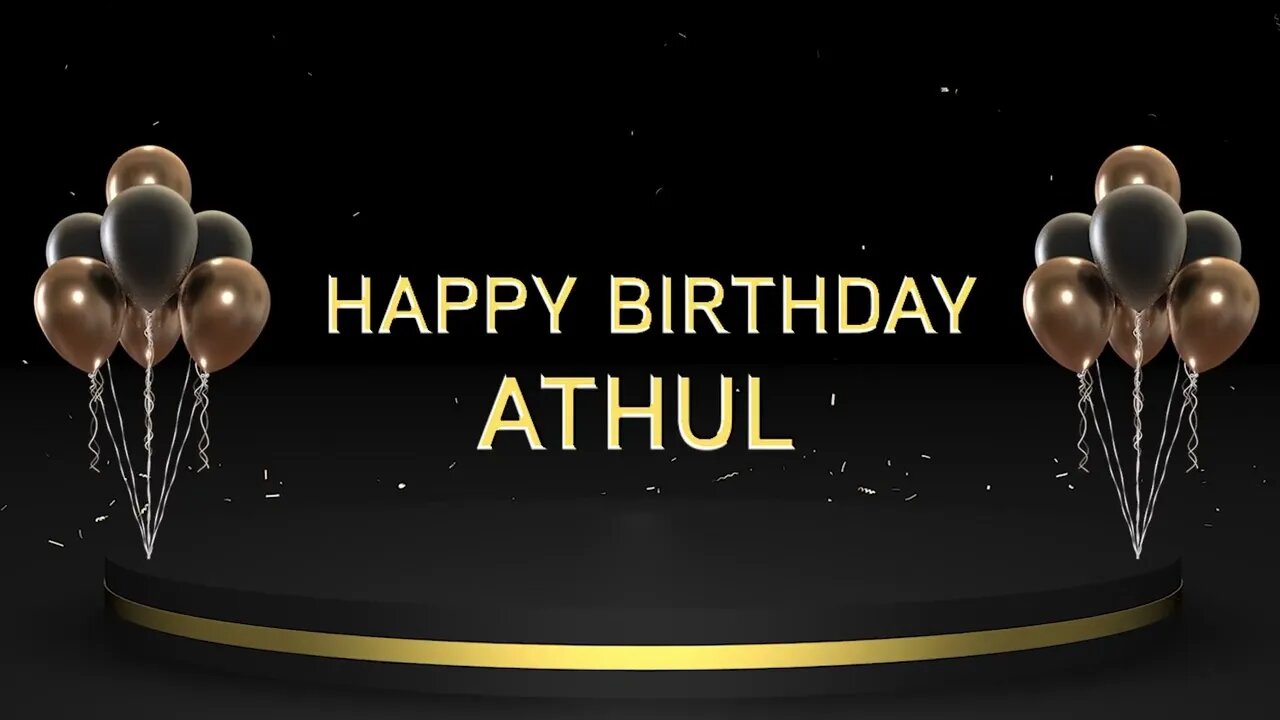 Wish you a very Happy Birthday Athul