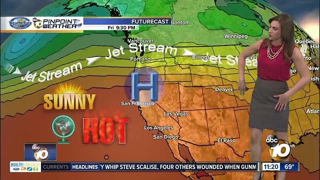 10News Pinpoint Weather with Meteorologist Megan Parry