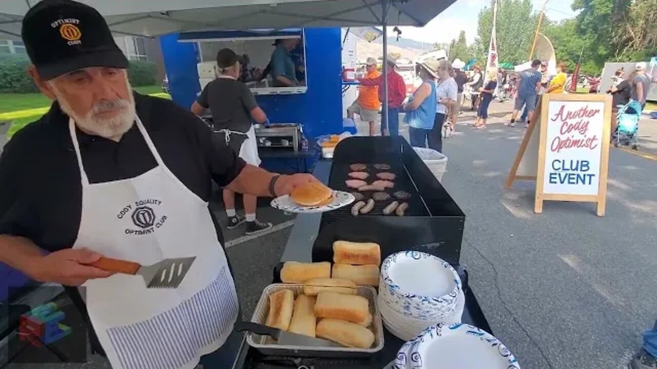 2022 Cody Optimist Club Hamburger Stand at the Cody Auto Show