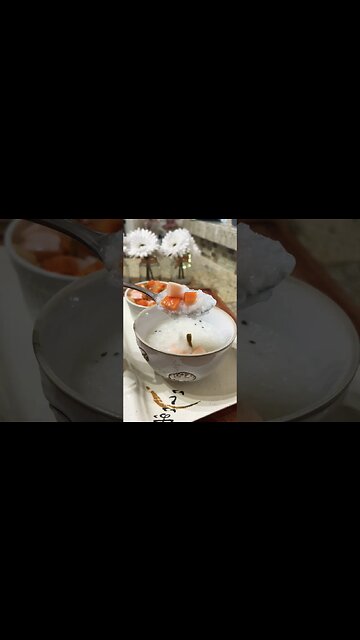 Congee with Szechuan Pickles