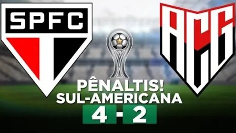 Pênaltis São Paulo x Atlético-GO - Melhores Momentos - Semi Final Sul Americana 2022