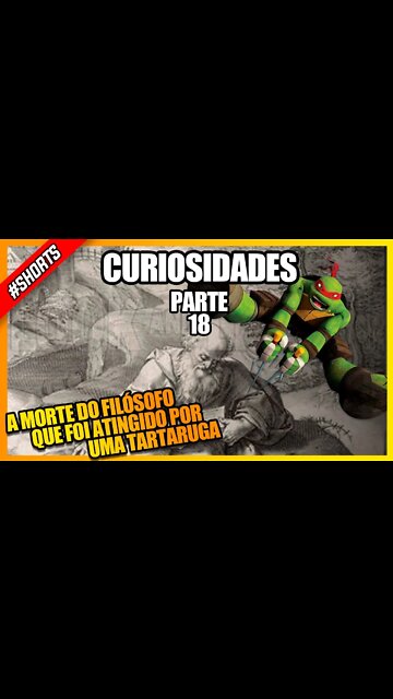 O FILÓSOFO GREGO QUE PERDEU A VIDA ATINGIDO POR UMA TARTARUGA #shorts #história #curiosidade