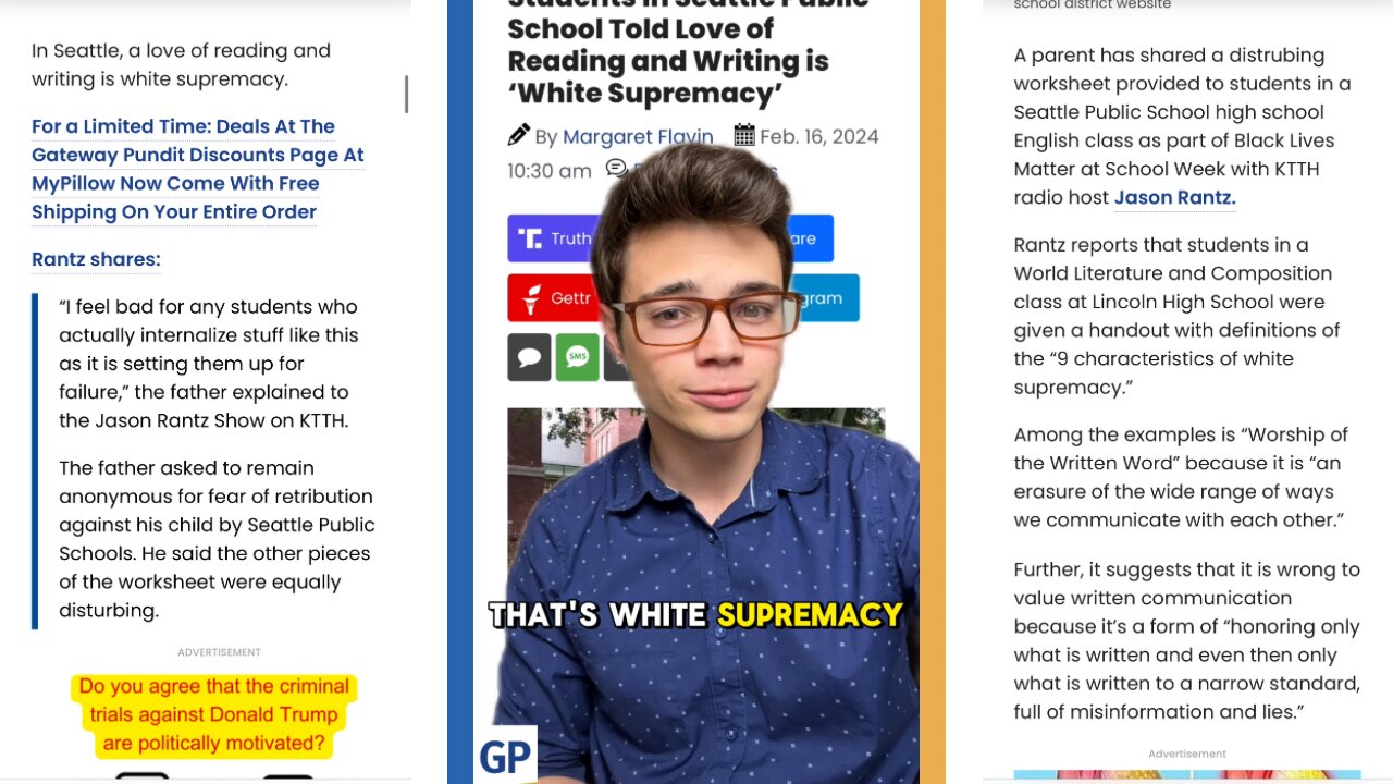 Victor Reacts: Everything Is White Supremacy, Even Reading?