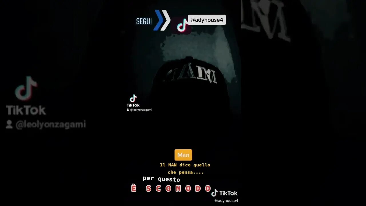 il MAN colui che è SCOMODO perché dice ciò che pensa #man