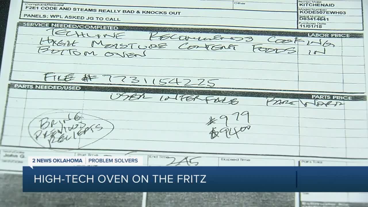 High-tech oven on the fritz leaves family frustrated