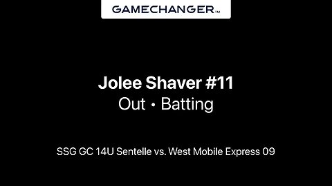 Jolee shaver SSG softball 14u