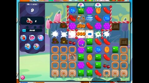 Candy Crush Level 3757 Talkthrough, 17 Moves 0 Boosters