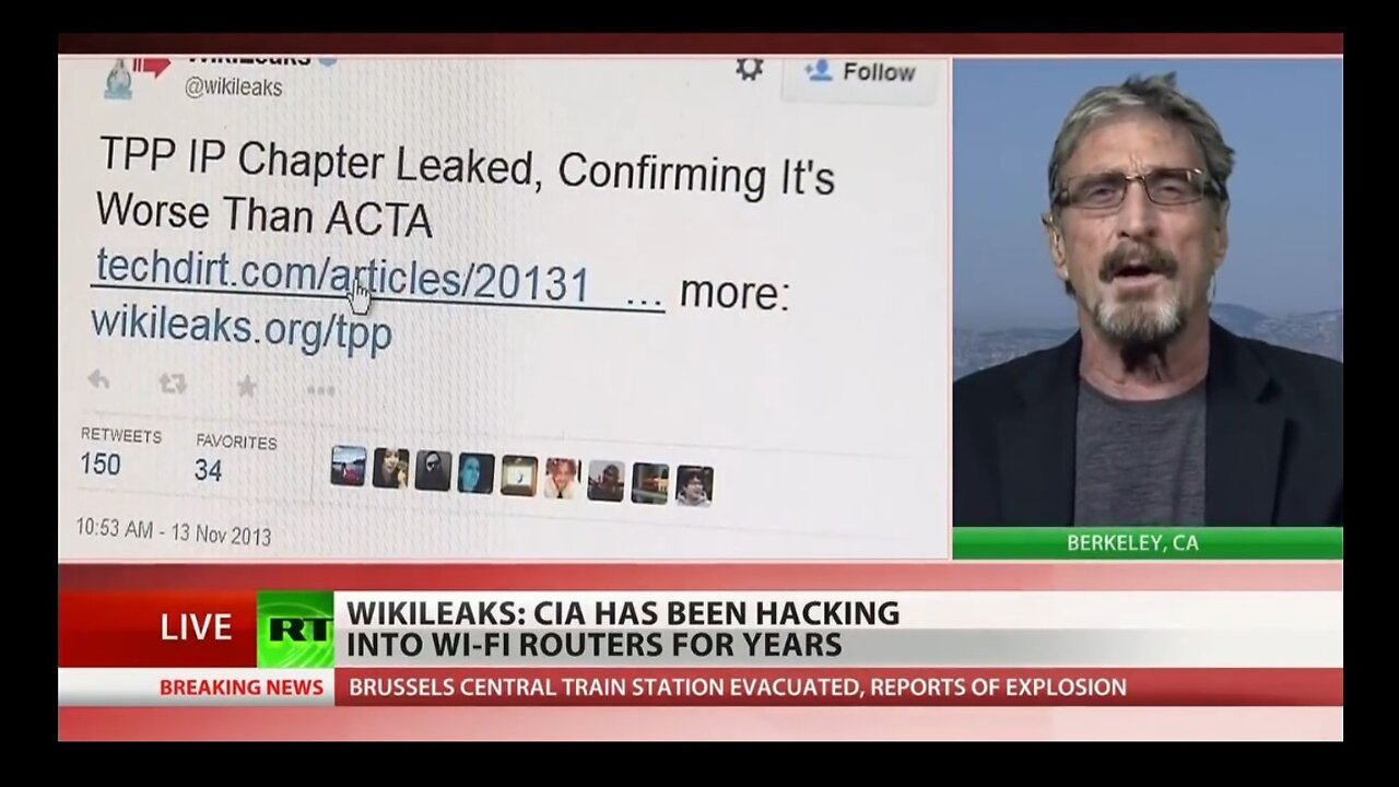 McAfee on CIA exploits – 'Every router in America has been compromised' (06:07)
