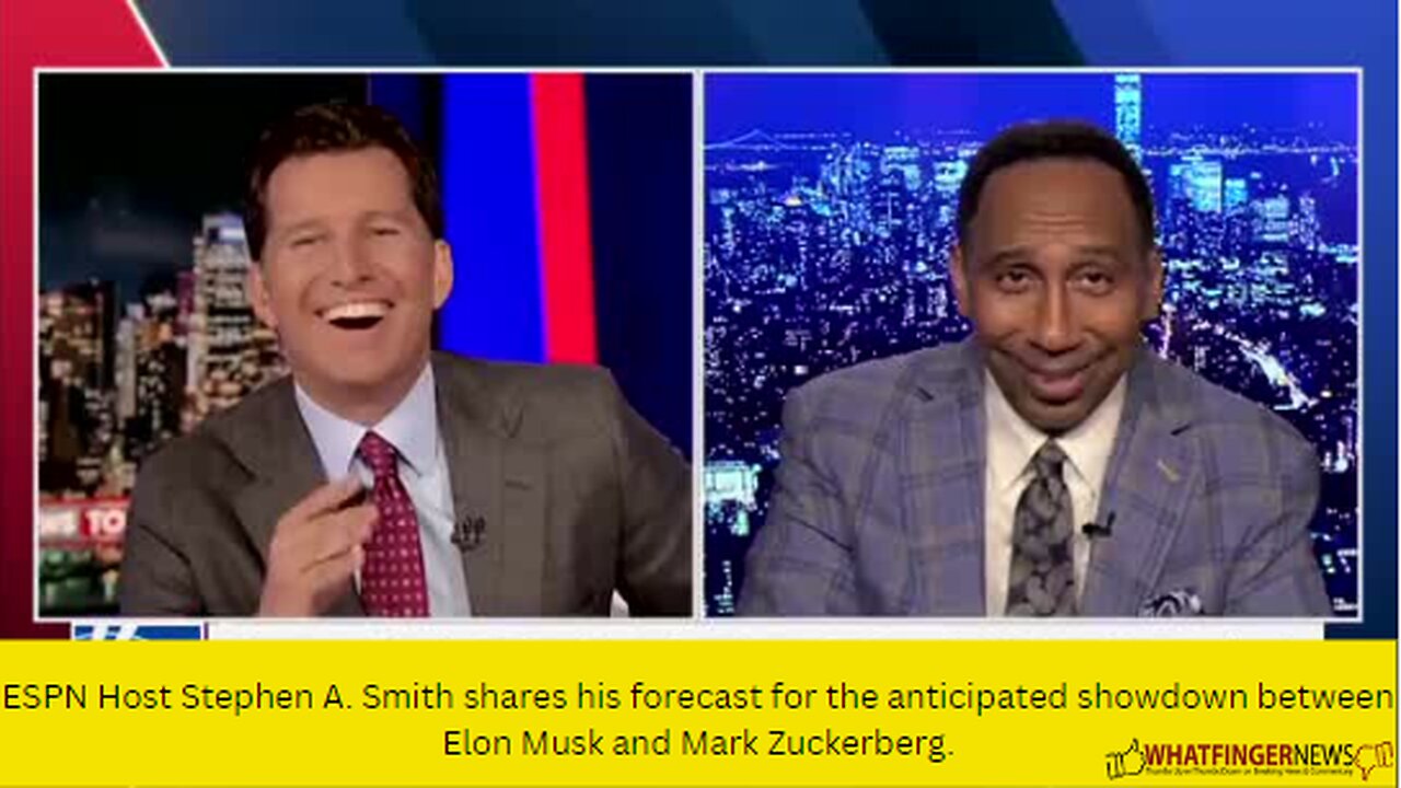 ESPN Host Stephen A. Smith shares his forecast for the anticipated showdown between Elon Musk