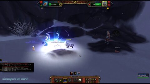 World of WarCraft - Itzel fights Gargra (Clockwork Gnome, Lil' Bling, Darkmoon Tonk)
