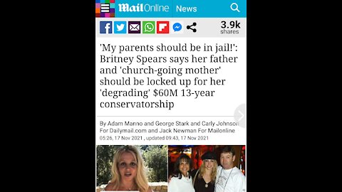 BREAKING! Britney Spears My Parents Should Be LOCKED UP