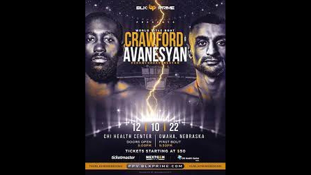 Terence Crawford vs David Avanesyan Dec 10 2022 CHI Health Center, Omaha