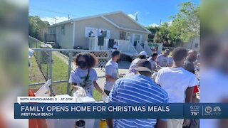 Family feeds their neighborhood Christmas meals in West Palm Beach