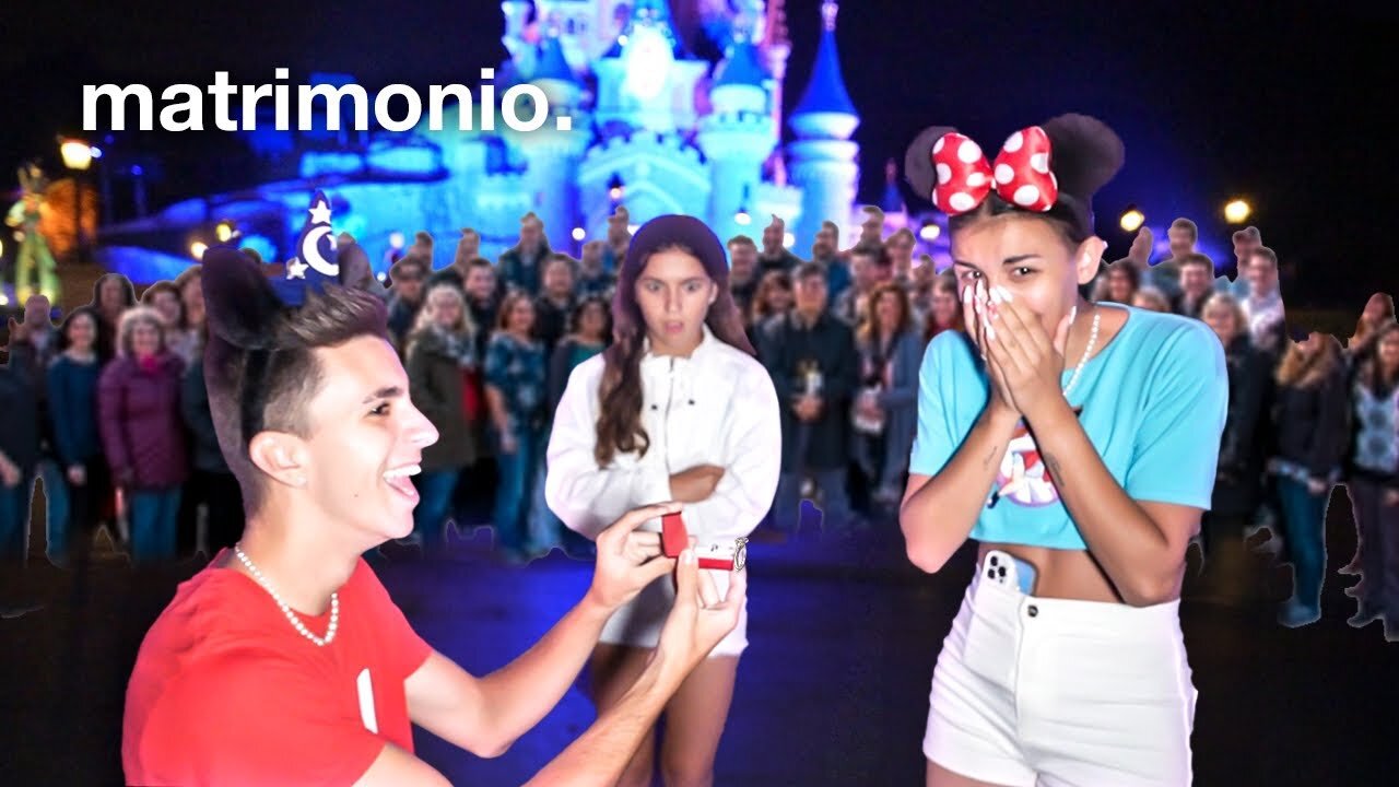 PIDO MATRIMONIO A MI NOVIA EN EL CASTILLO DE DISNEYLAND