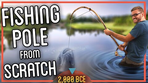 How to Make a Fishing Rod from Scratch (I ACTUALLY Caught a Fish!)