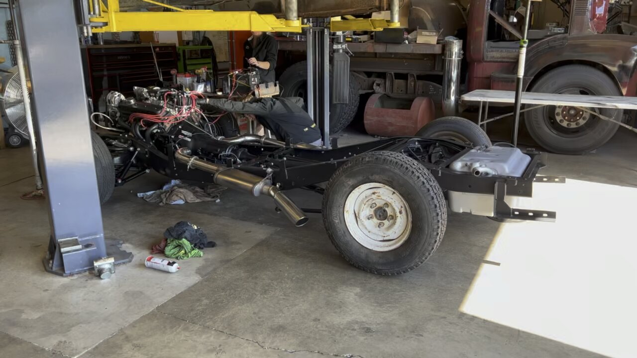 My 1969 Chevy p10 fired up for the first time