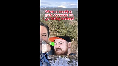 Hiking vs meeting?