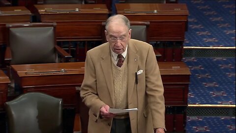 🔴👀🔴 Grassley on Iran Aggression