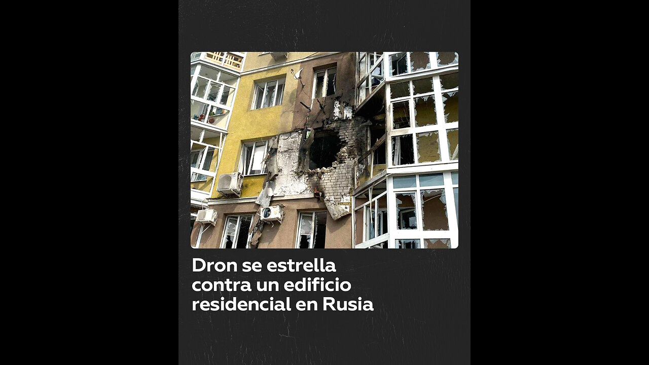 Un dron explota al impactar en un edificio residencial en la ciudad rusa de Vorónezh