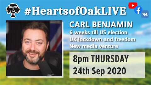 Livestream with Carl Benjamin 24.9.20