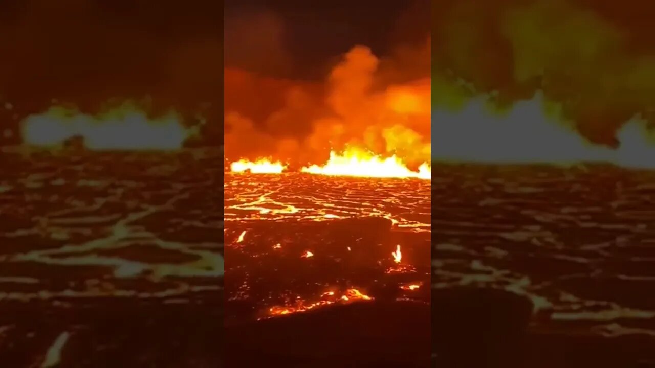 Erupción del volcán Fagradalsfjall (Islandia, 3.08.2022)