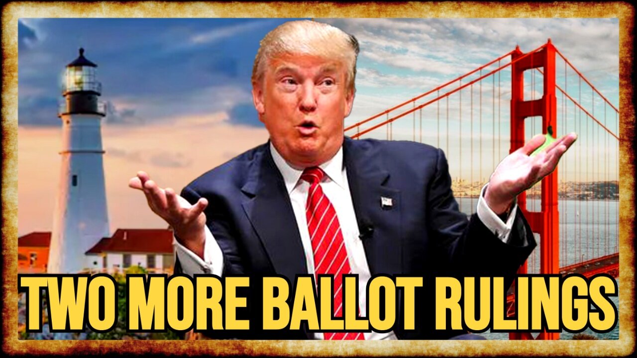 Trump KICKED OFF Maine Ballot, KEPT ON California Ballot