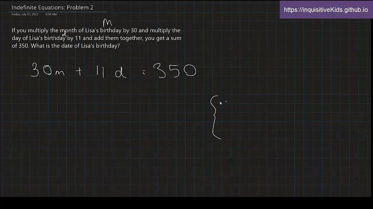 Indefinite Equations: Problem 2