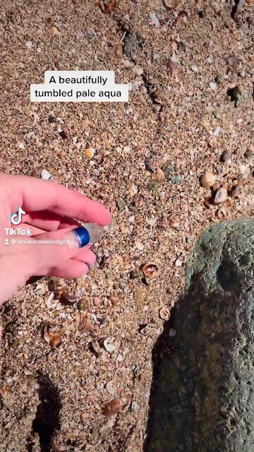 Sea glass collecting is my fave ❤️