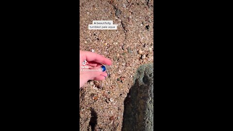 Sea glass collecting is my fave ❤️