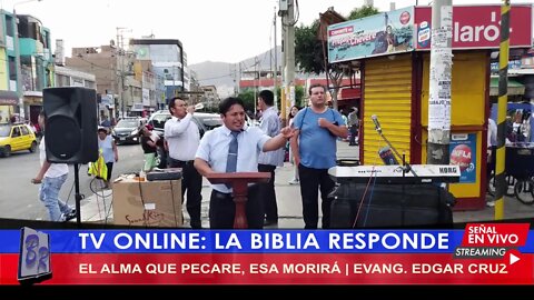 EL ALMA QUE PECARE, ESA MORIRÁ - EVANG. EDGAR CRUZ