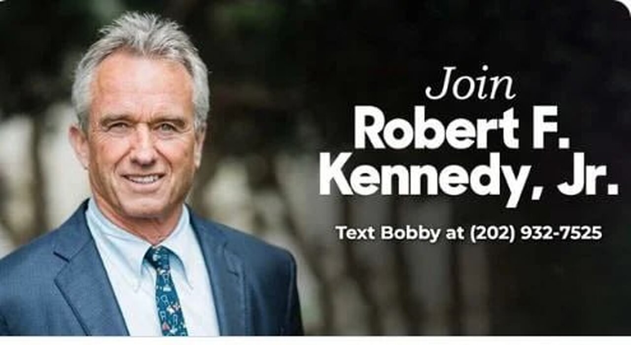 ROBERT F KENNEDY Jr FOR PRESIDENT