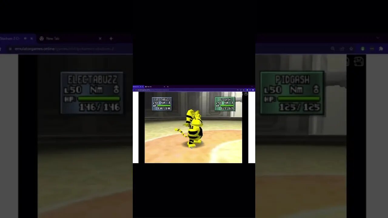 Pokémon Stadium 2 - Pidgash Used Quick Attack!