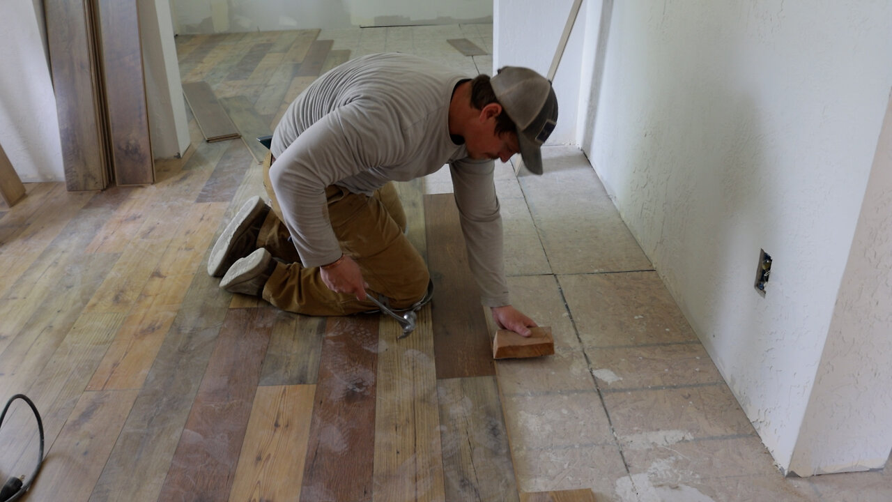 Building the floor and stairs on our 4 Plex Flip