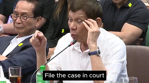 Jinggoy: Bakit hindi ka nag file ng kaso?