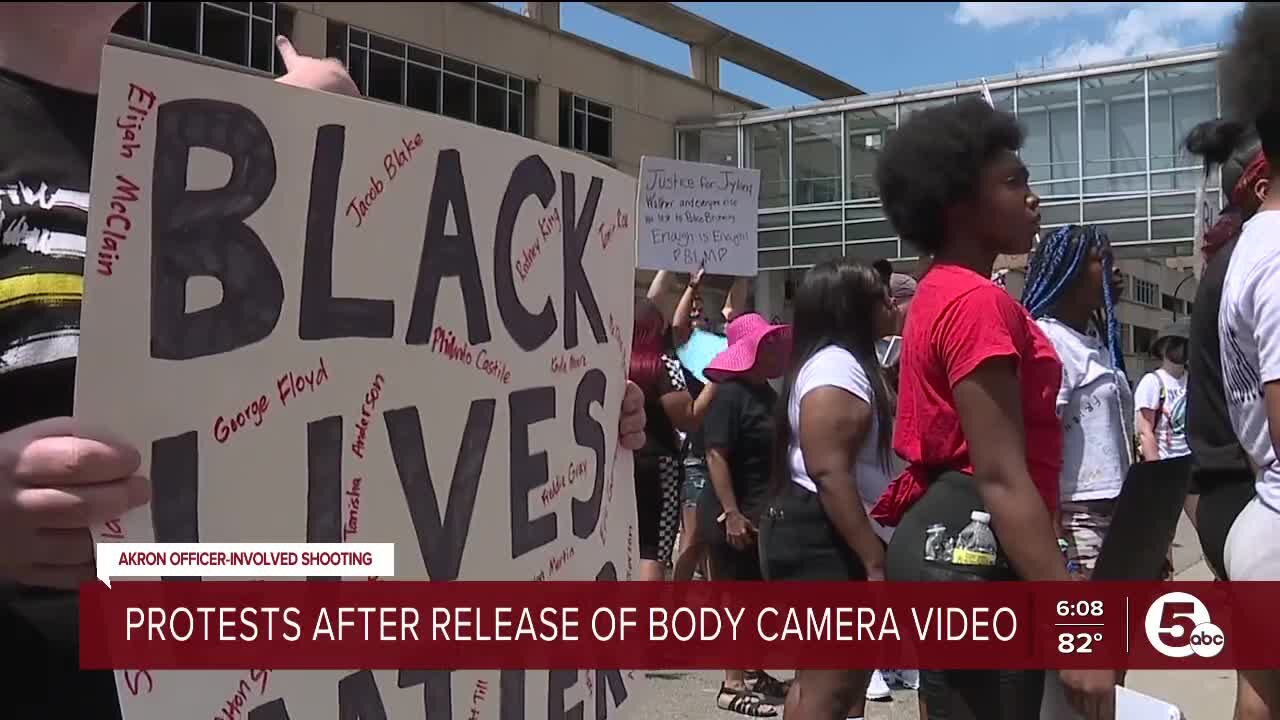 Protests continue after release of body camera video of Jayland Walker shooting