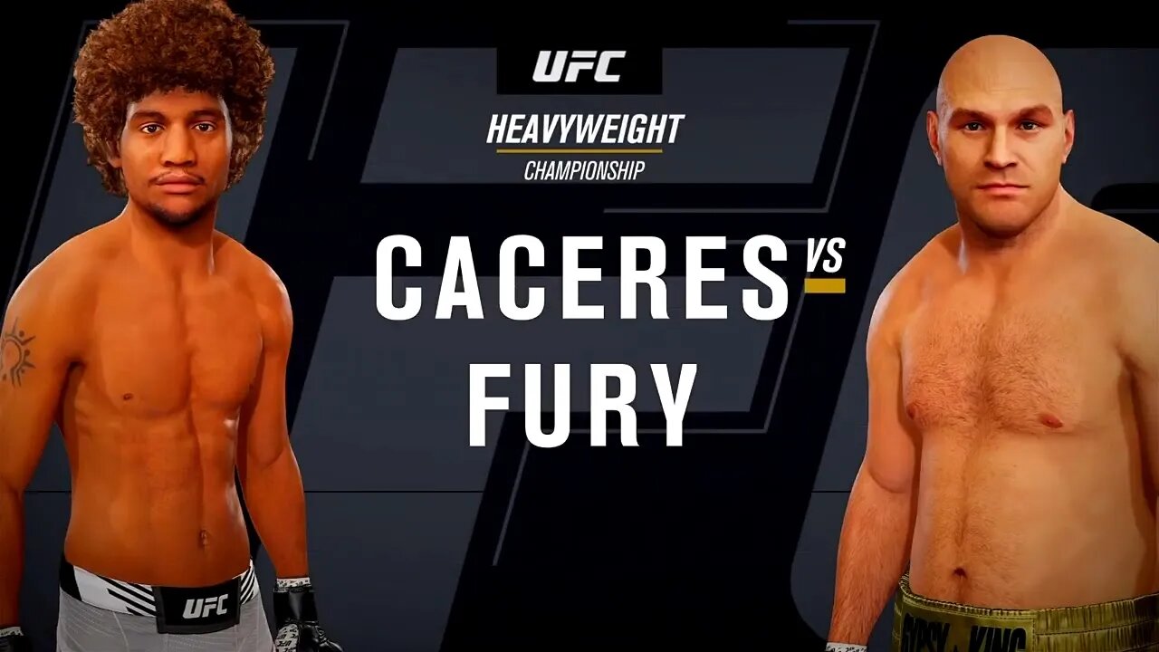 EA Sports UFC 4 Gameplay Tyson Fury vs Alex Caceres