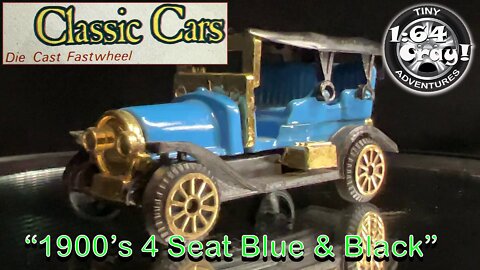 “1900’s 4 Seat Blue & Black”- Model by Classic Cars