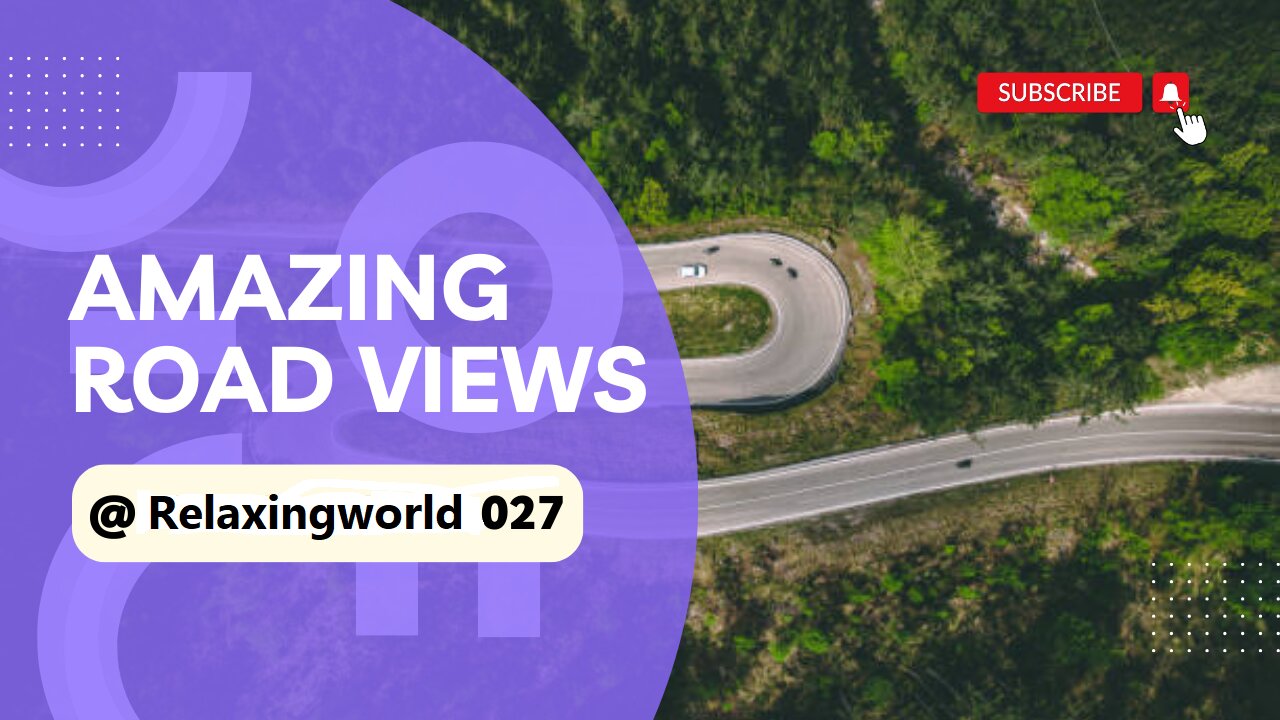 Curved Roads Compilation Video in UHD - Relaxingworld027