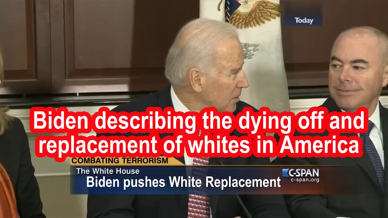 FEBRUARY 17, 2015 Biden describing the dying off and replacement of whites in America