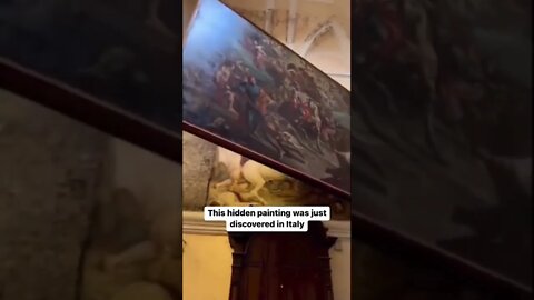 hidden painting recently discovered in Italy!!! #painting #italy #paint #art