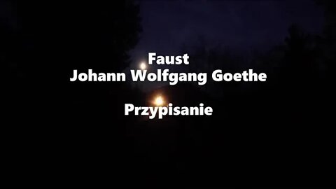 Faust - Johann Wolfgang Goethe Przypisanie