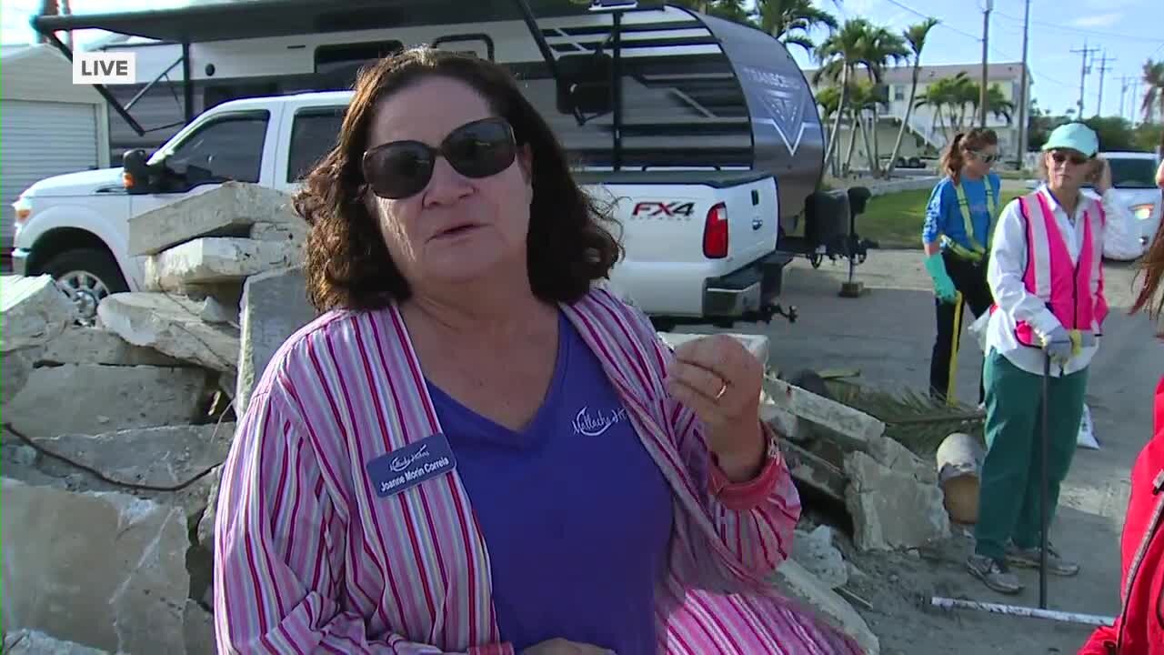 Local Women's Volunteer Group Help With Hurricane Recovery