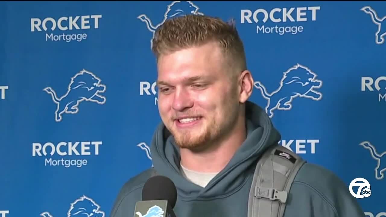 Aidan Hutchinson jokes about 'impulsive decision' to trim facial hair