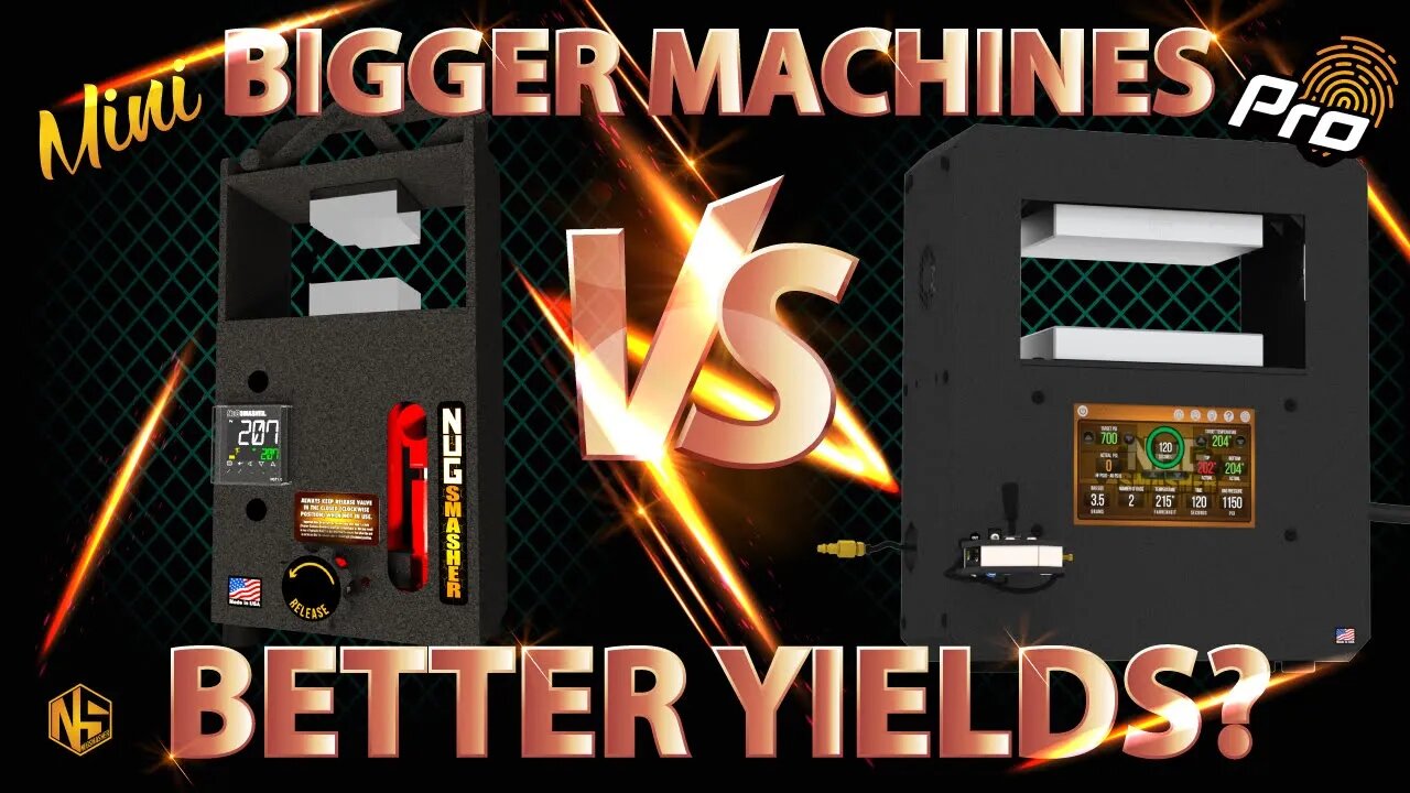 NugSmasher Mini Vs Pro Touch- Bigger Machine, Better Yield?