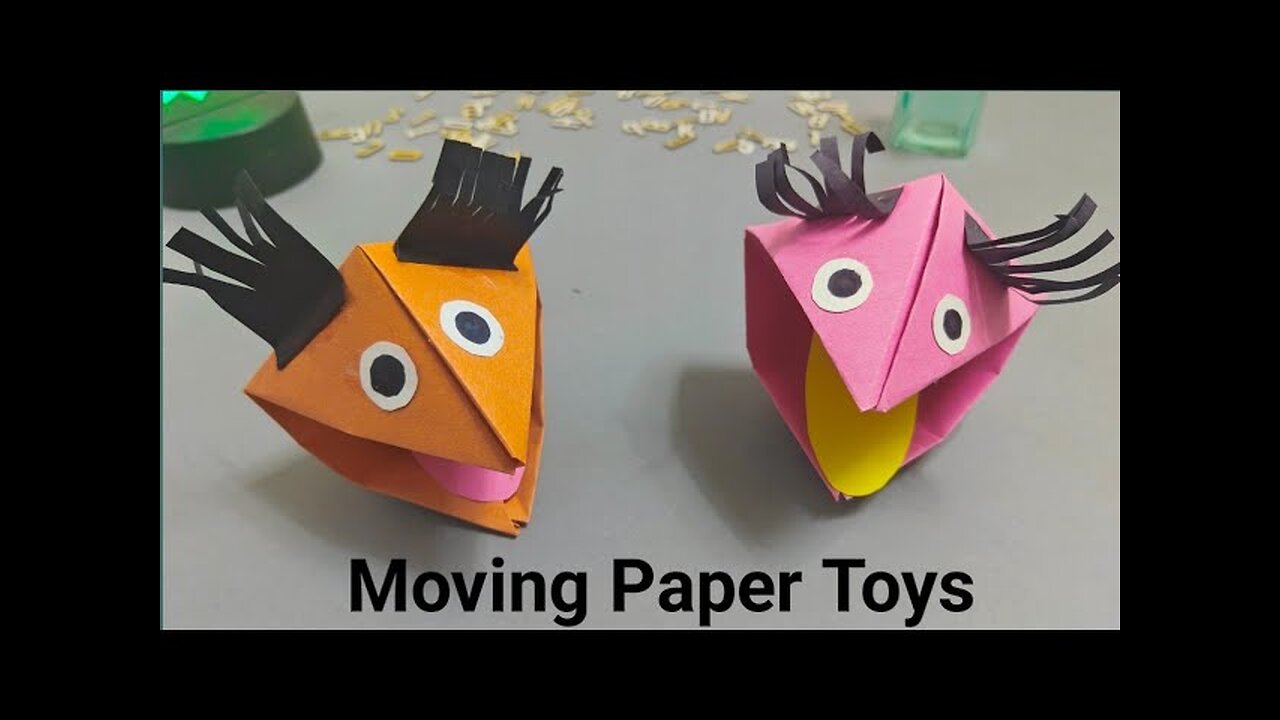 Paper toy antistress | paper toys diy | Kids moving craft