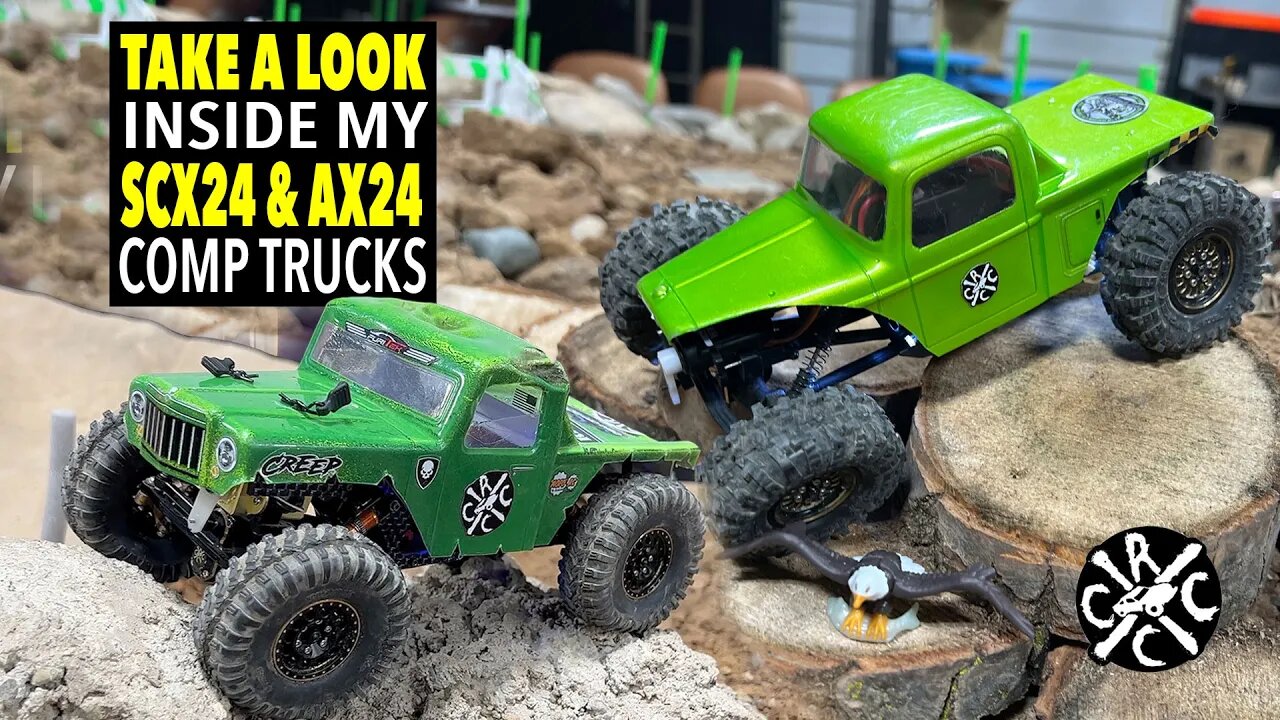 A Look At My Axial SCX24 and AX24 RC Comp Trucks