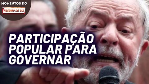 Lula indica investimento na participação popular no governo nacional | Momentos